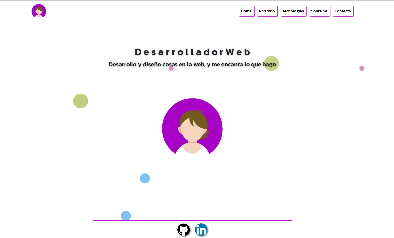 portfolio web